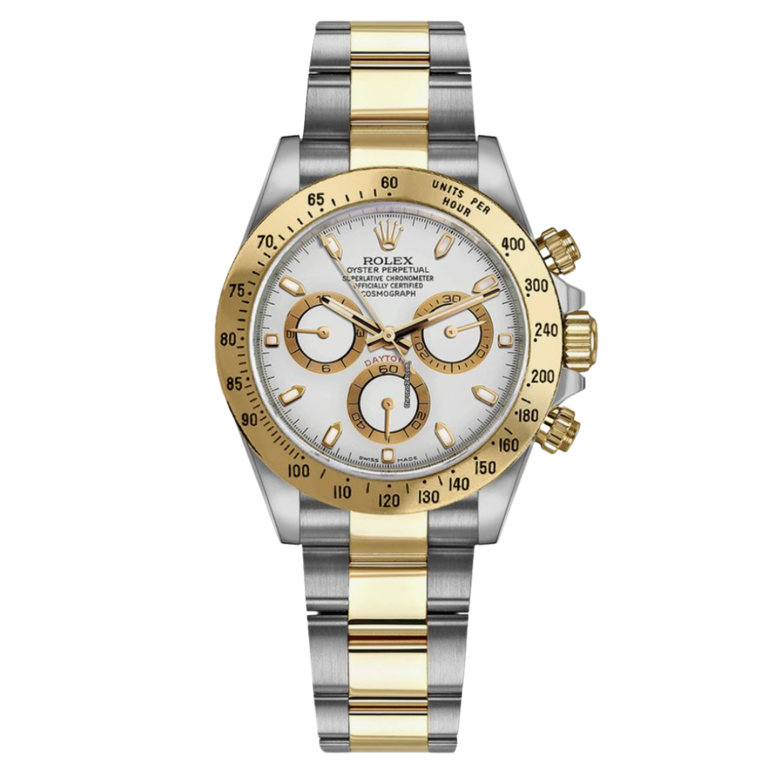 Rolex daytona half gold diamond 2025